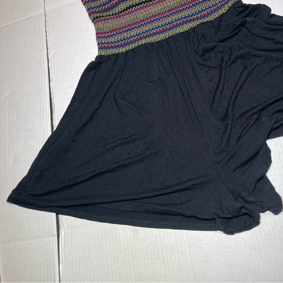 Forever 21 Multicolored Striped Knit Strapless Romper - Picture 5 of 9